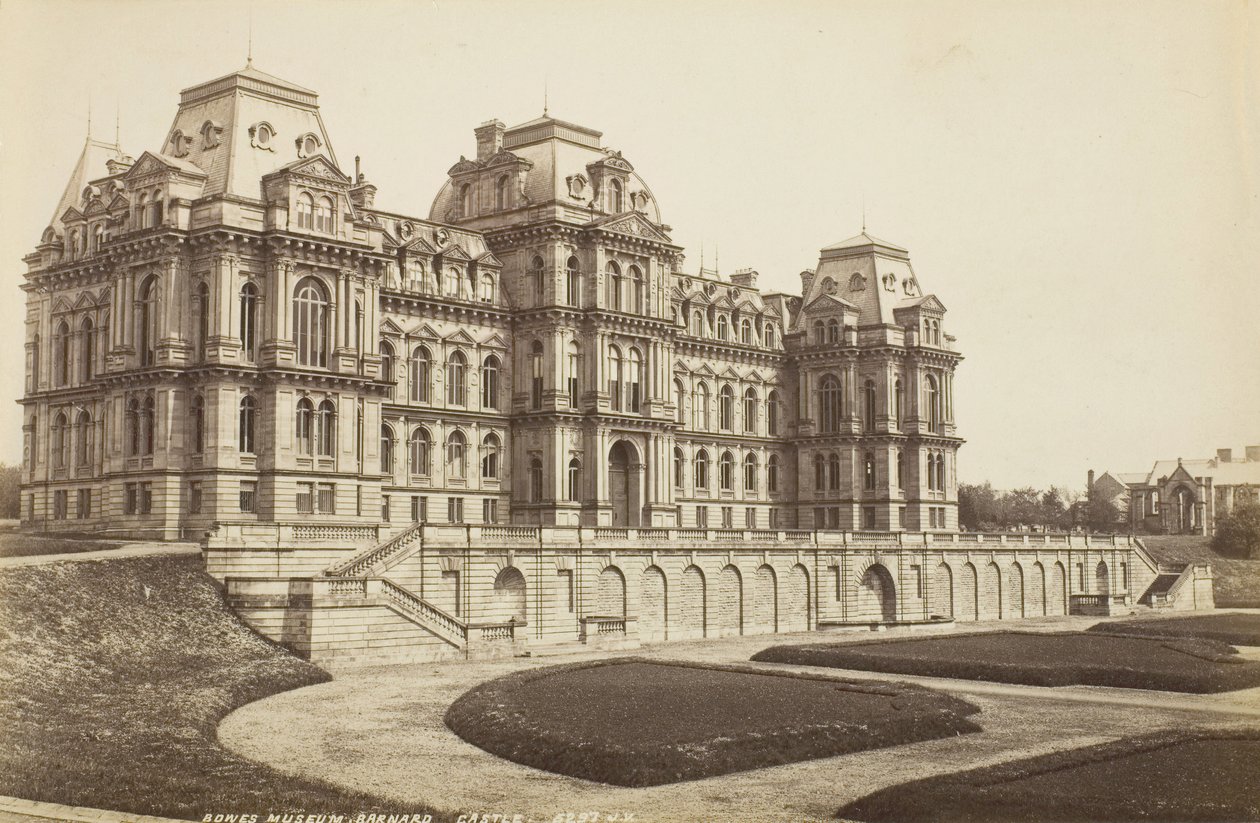 Bowes Museum, Barnard Castle, ca. 1880. af James Valentine