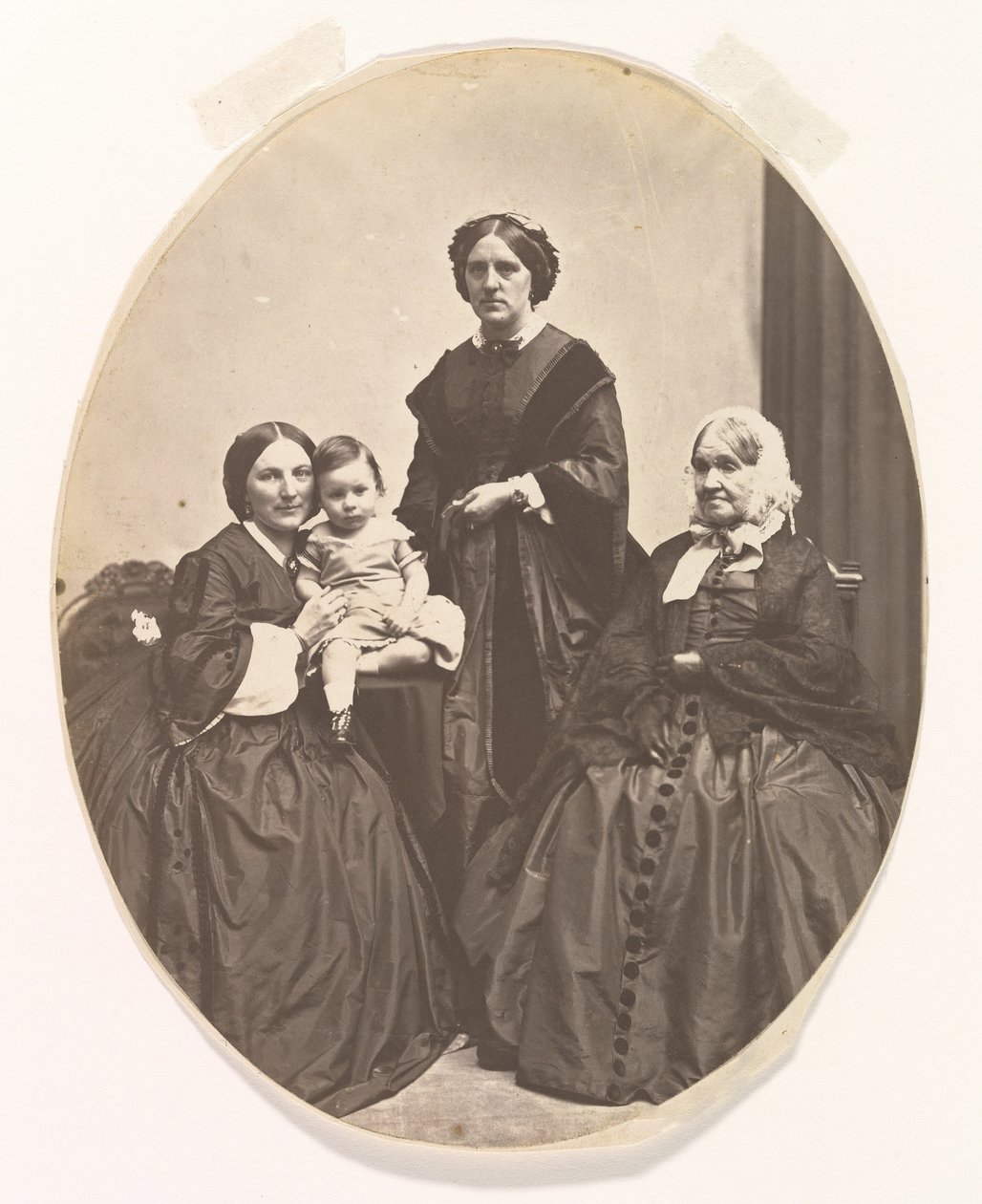Fire generationer, ca. 1860. af James Wallace Black
