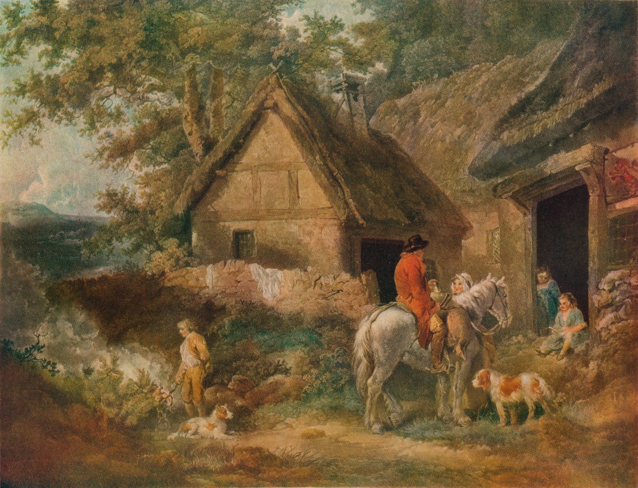 En dreng ansat ved at brænde ukrudtet, 1799 af James Ward