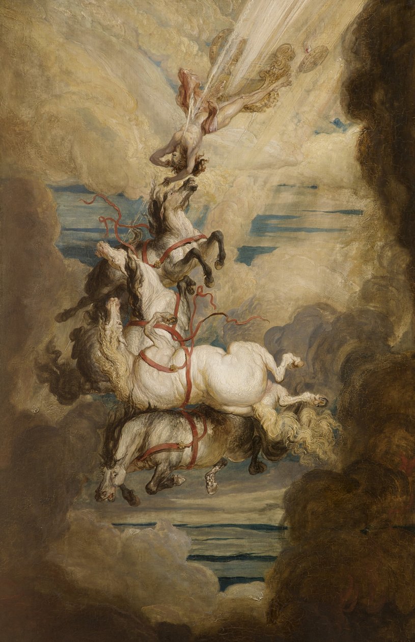 Phaetons fald, 1808 af James Ward