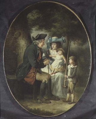 Familie i et landskab af James Ward