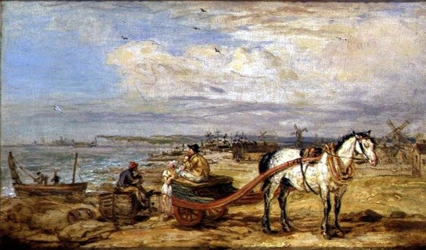 Fiskere på stranden af James Ward