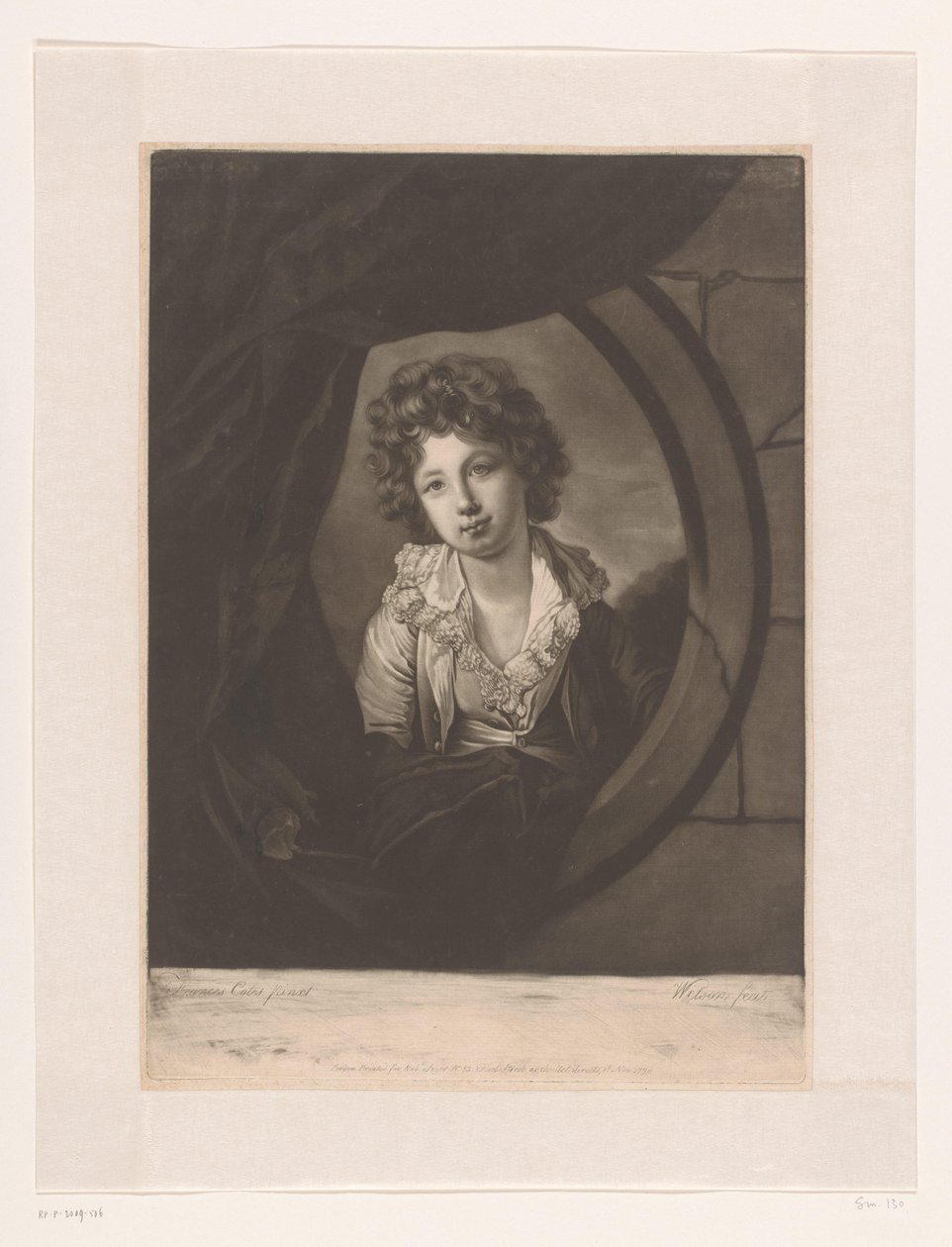 Portret af William Campbell Skinner af James Watson (prentmaker)