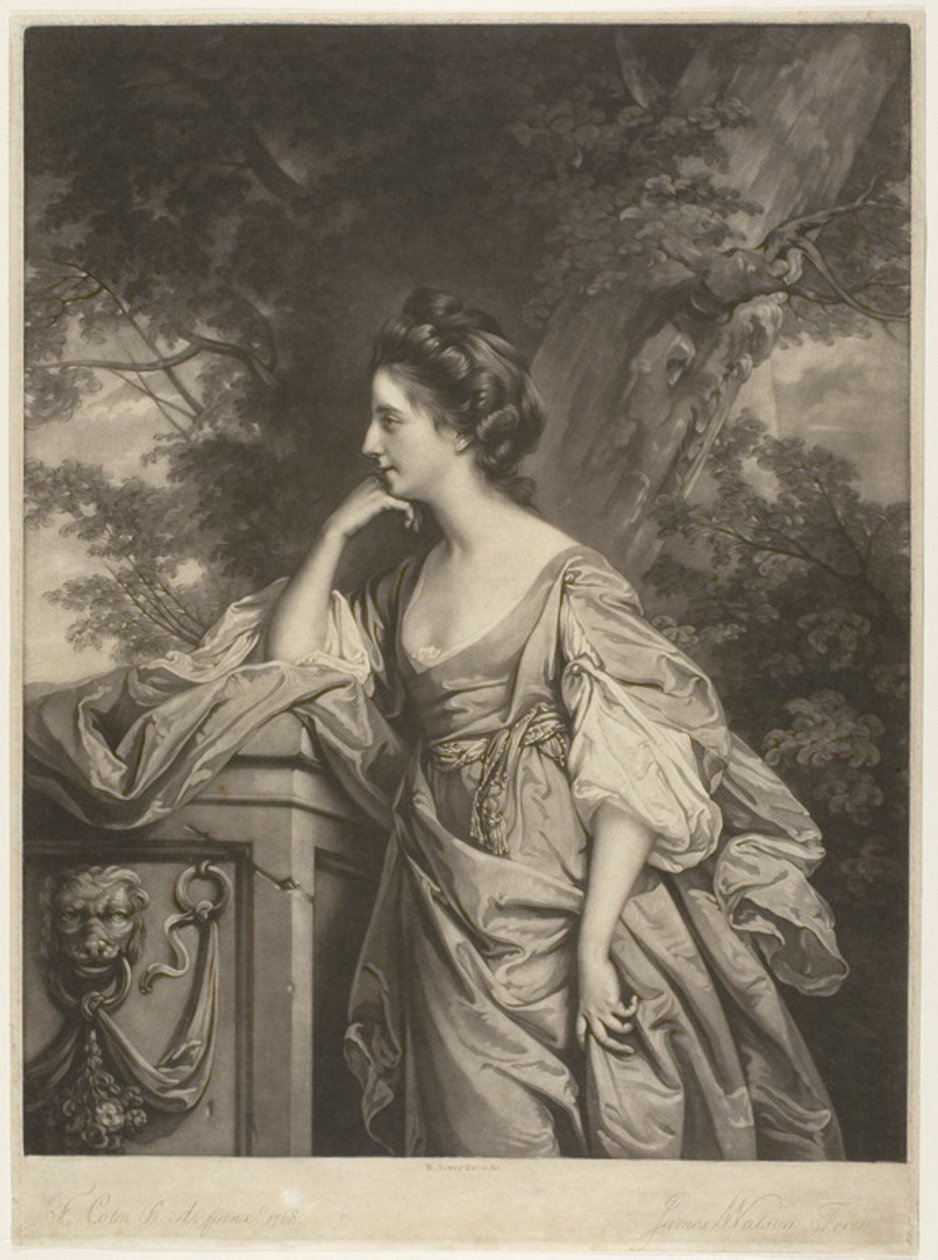 Frances, Lady Bridges af James Watson