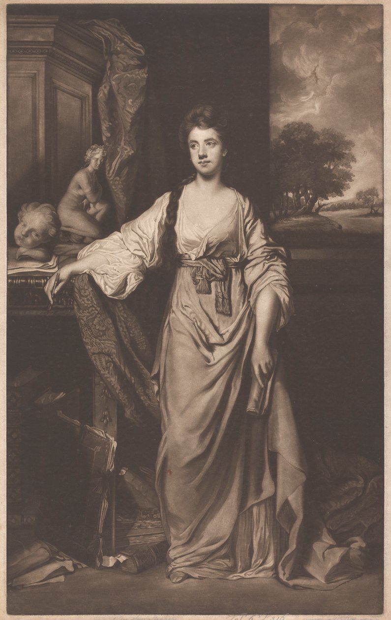 Lady Ann Hussey (født Delaval) Stanhope af James Watson