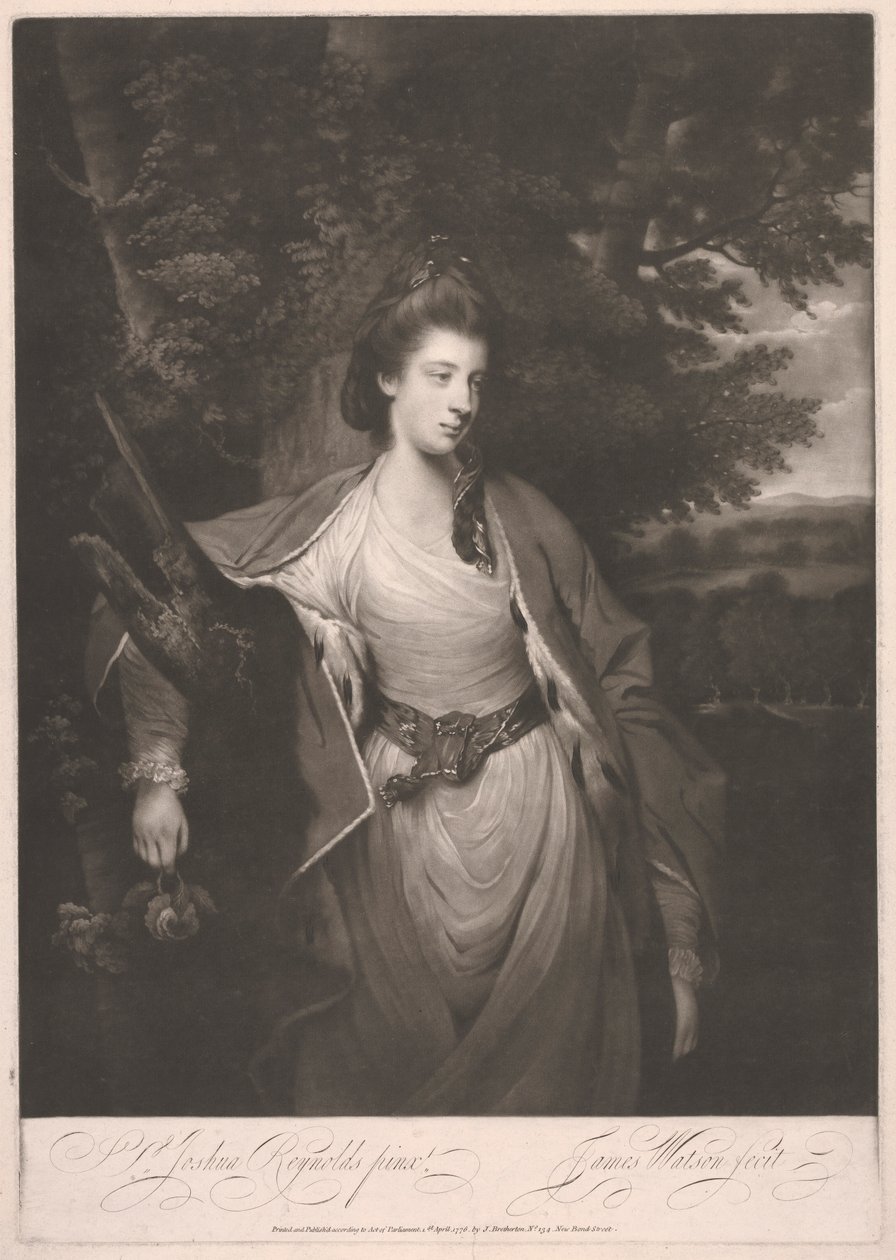 Margaret Caroline, grevinde af Carlisle af James Watson