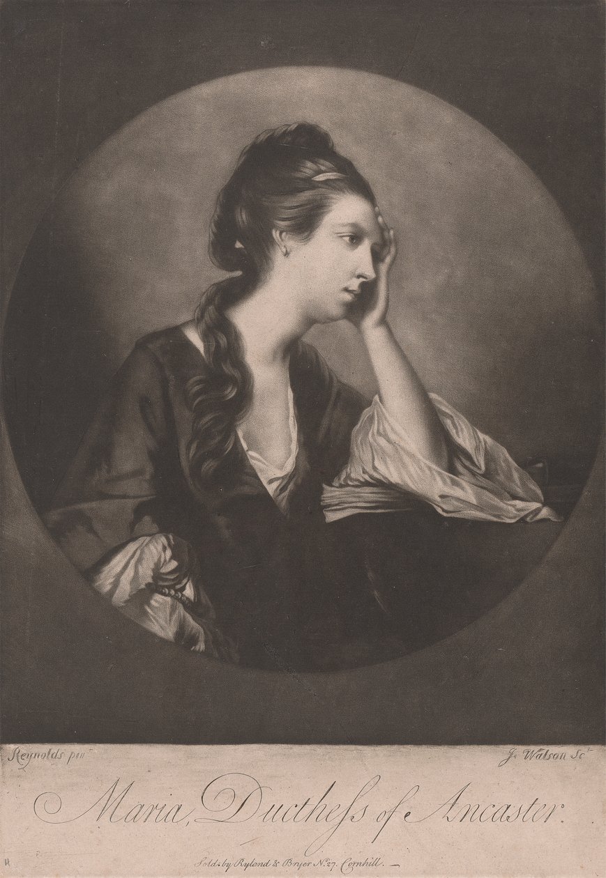 Mary, hertuginde af Ancaster af James Watson
