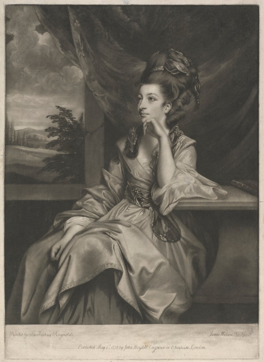 Fru Henry Bunbury af James Watson