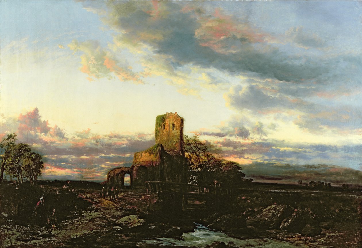 Portchester Castle, 1895 af James Webb
