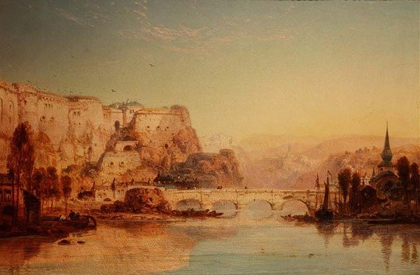 Udsigt over Namur, Belgien af James Webb