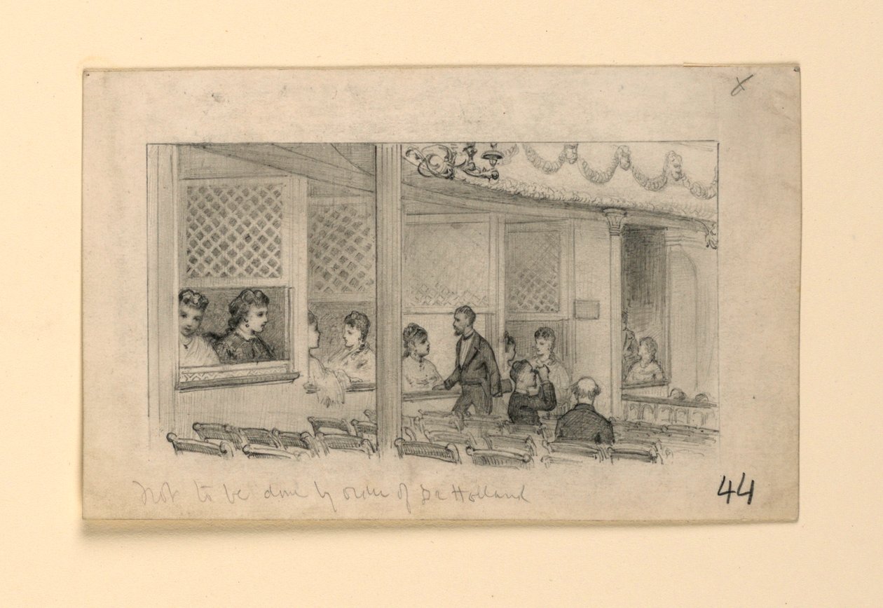 Teater interiør af James Wells Champney