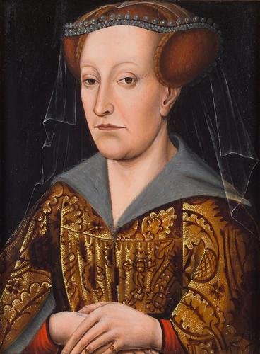 Portræt af Jacobea af Bayern af Jan van Eyck