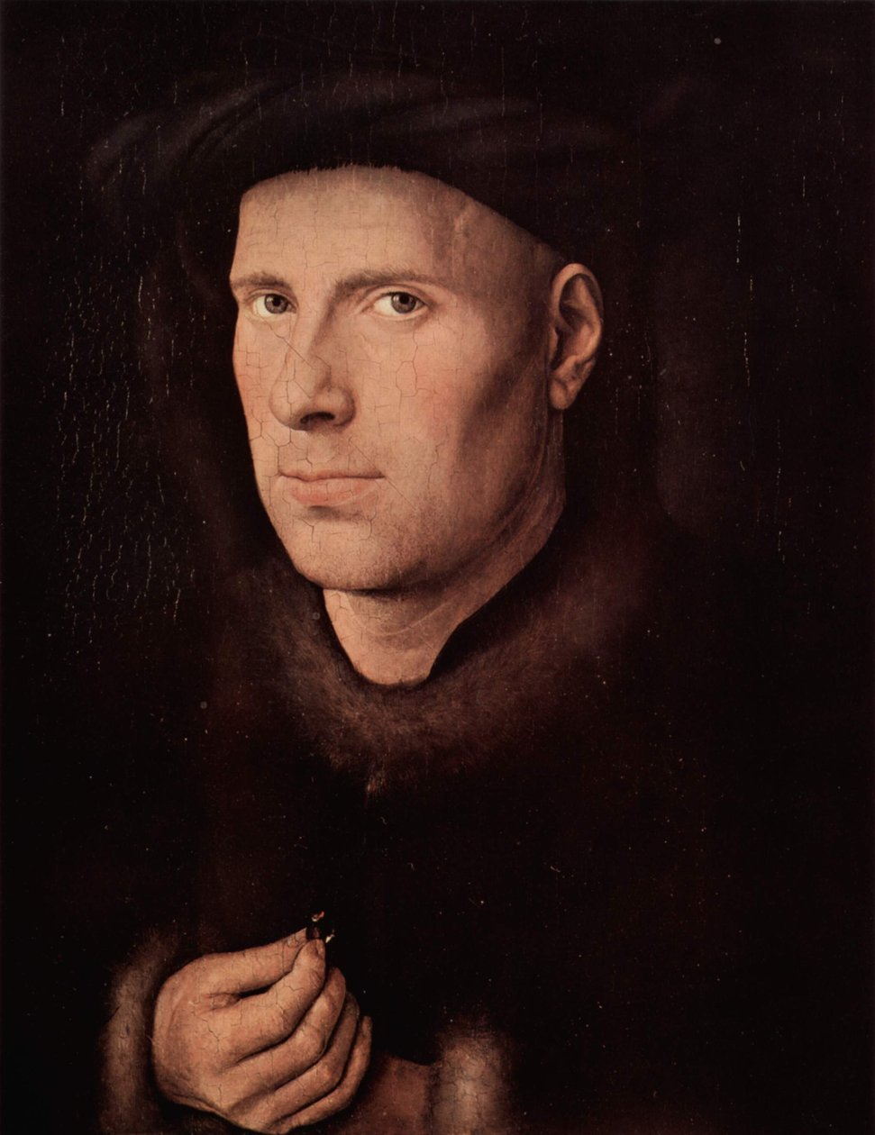 Portræt af Jan de Leeuw af Jan van Eyck
