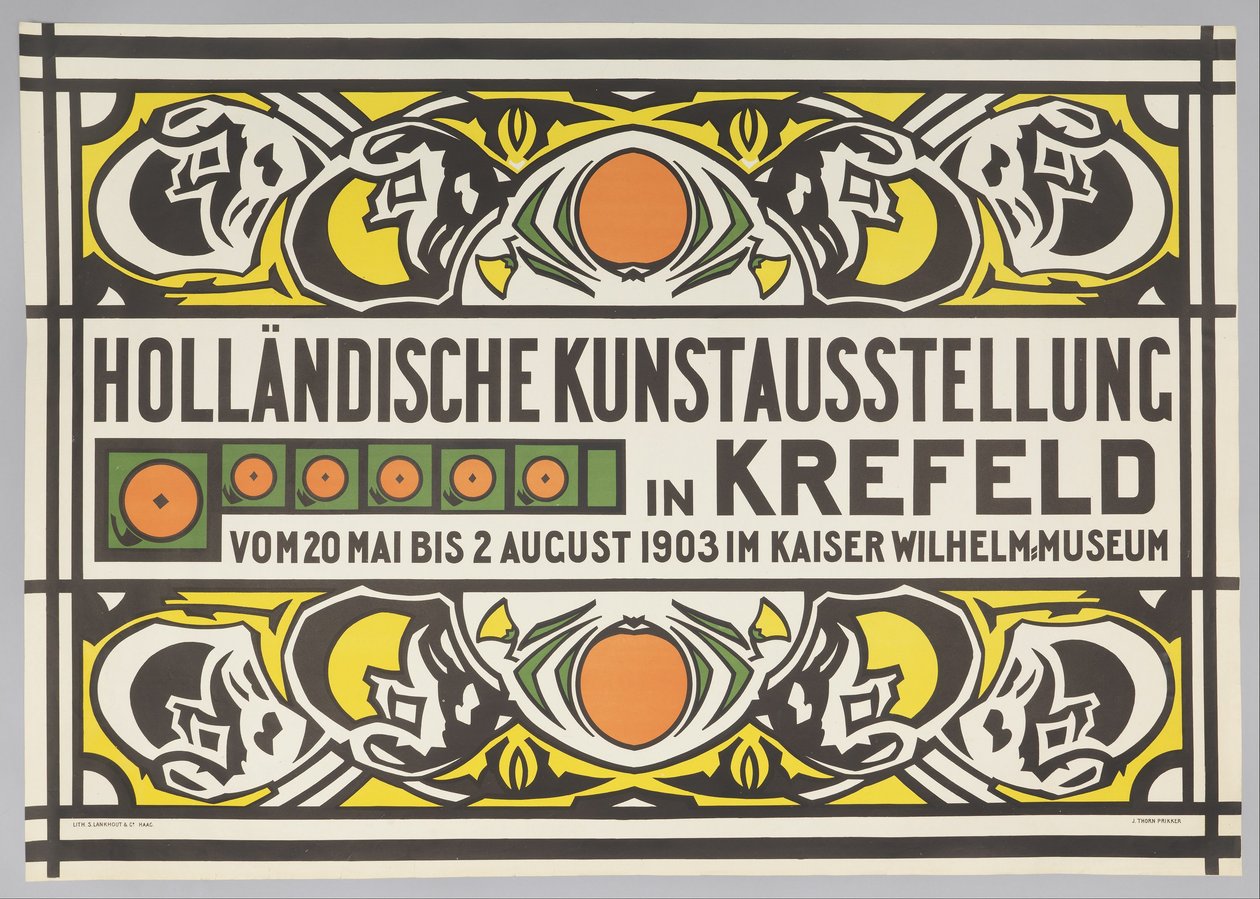 Hollandsk kunstudstilling i Krefeld af Johan Thorn Prikker