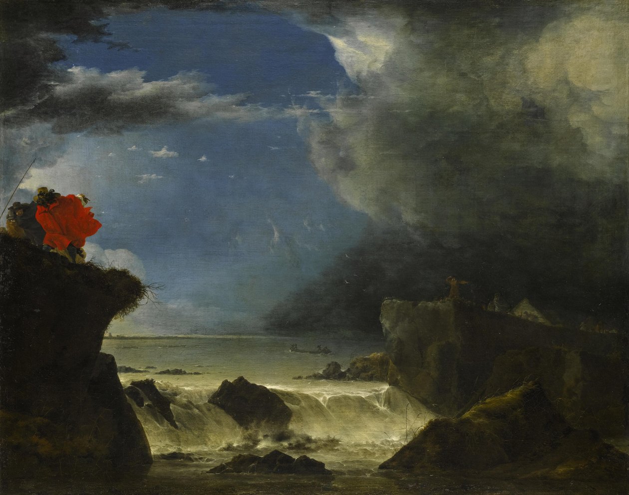 Gennembruddet for Sint Anthonisdijk i Amsterdam af Jan Asselijn