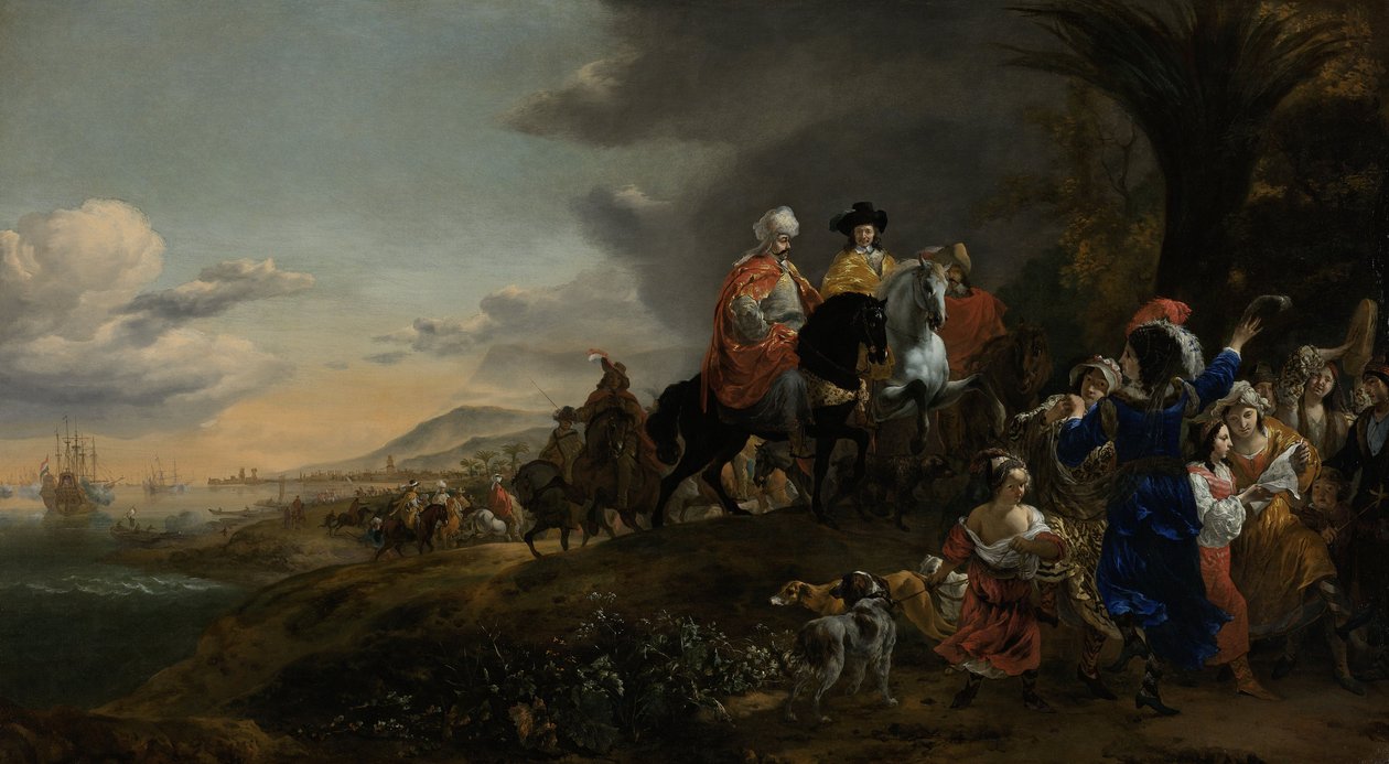 Den hollandske ambassadør på vej til Isfahan, 1653-59 af Jan Baptist Weenix