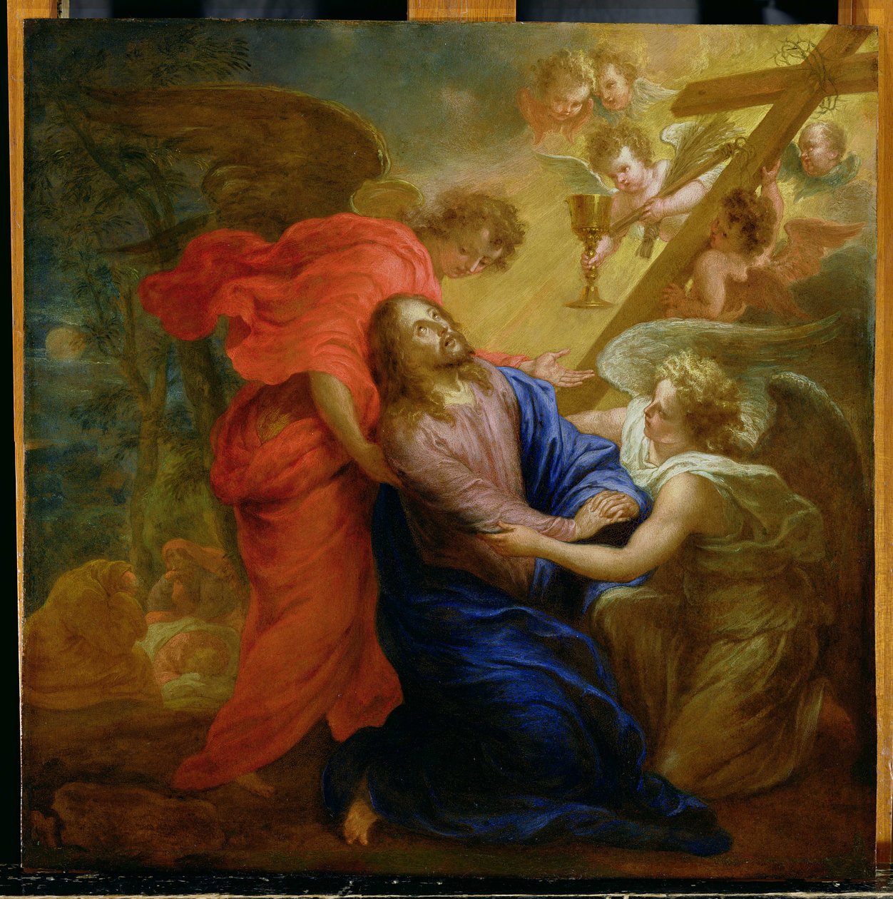 The Agony in the Garden (olie på kobber) af Jan Boeckhorst