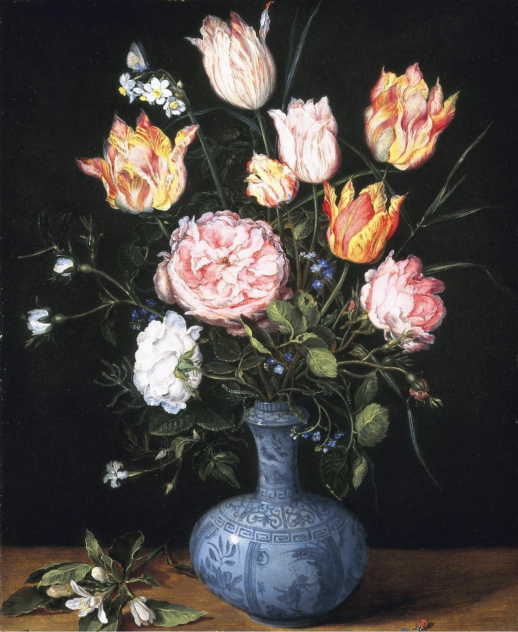 En vase med blomster af Jan the Elder Brueghel