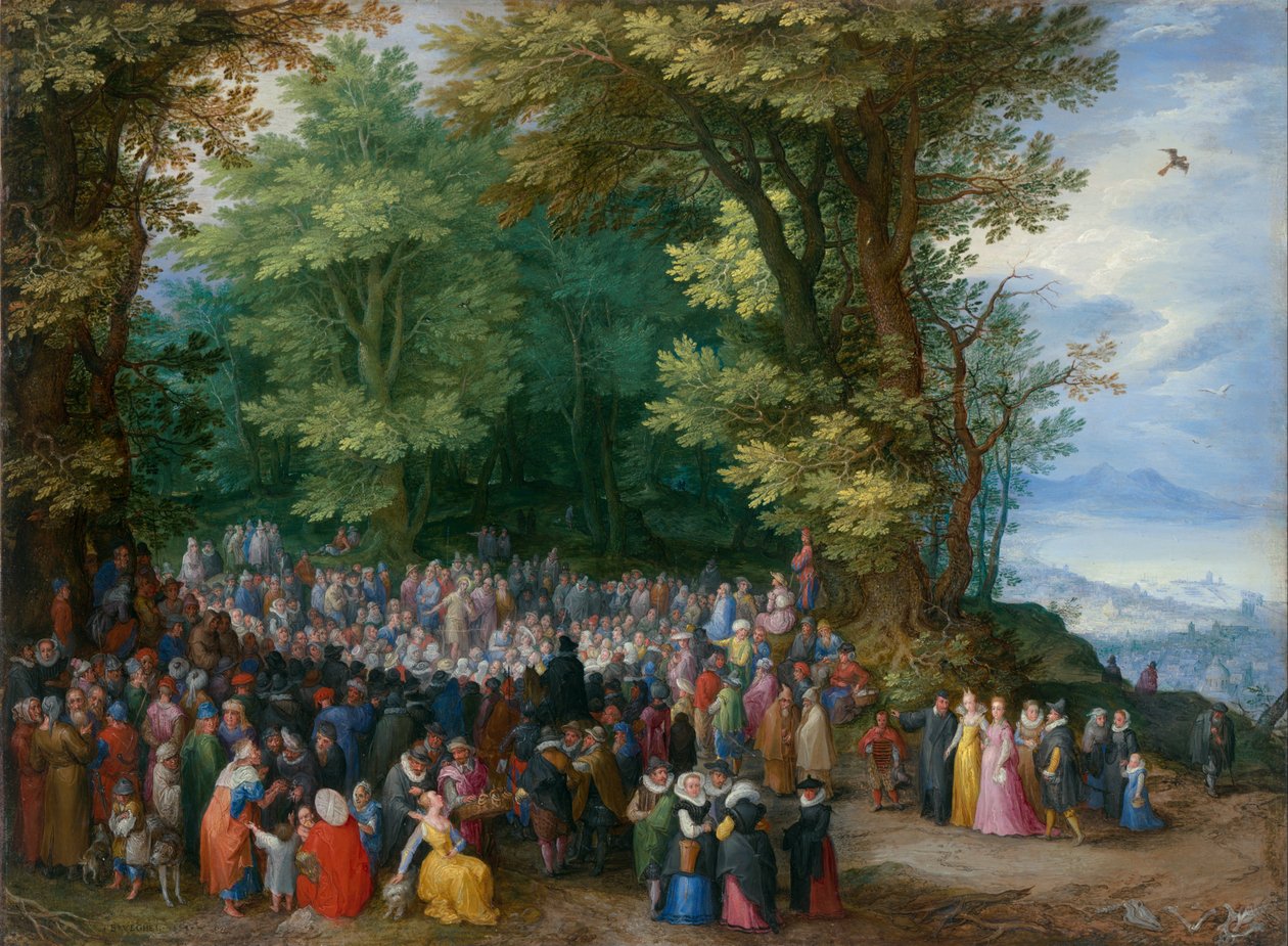 Bjergprædikenen af Jan the Elder Brueghel