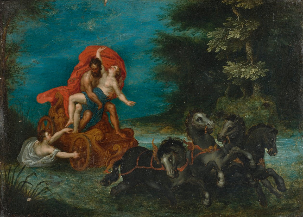 Voldtægten af Proserpina af Jan the Elder Brueghel