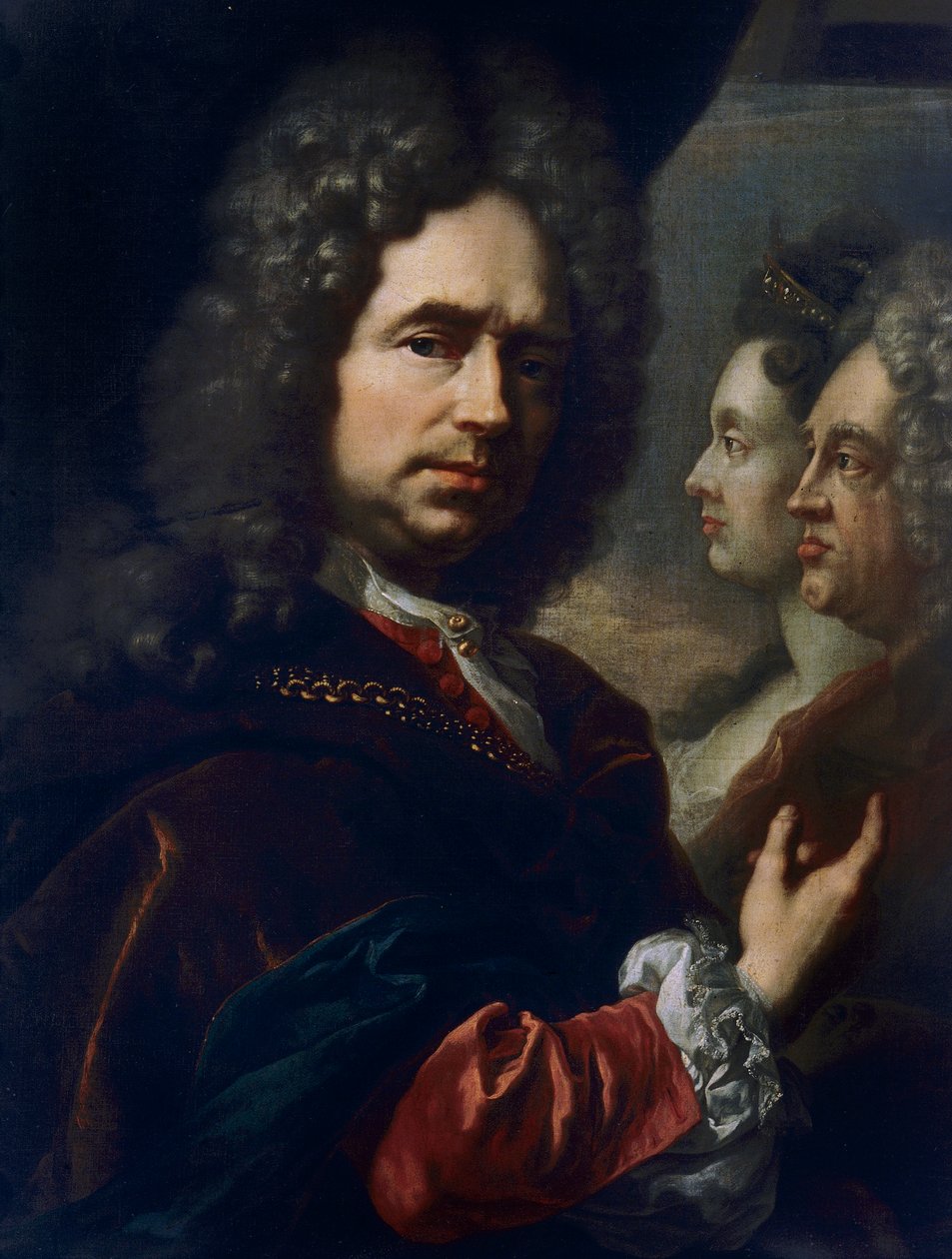 Selvportræt af Jan Frans Van Douven af Jan Frans Douven