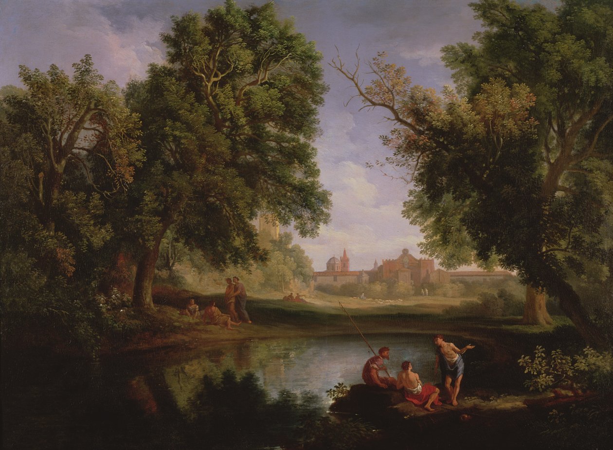 Klassisk Landskab af Jan Frans van Bloemen