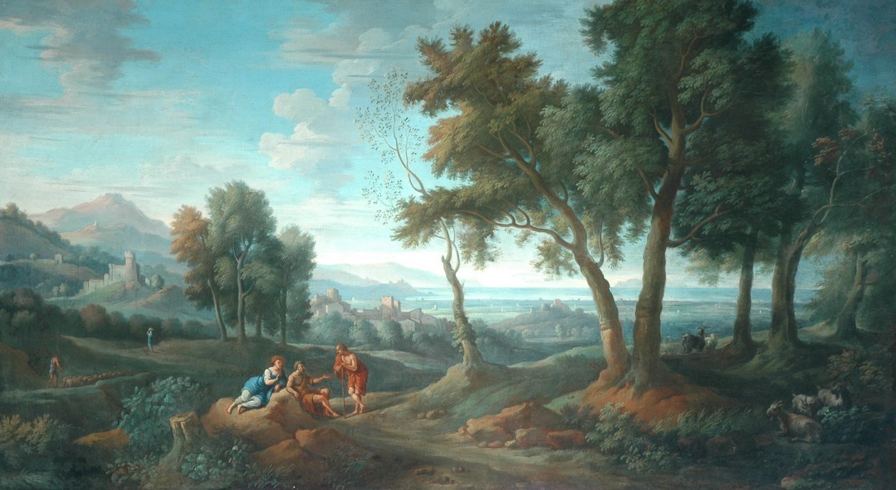 Klassisk Landskab, Orizante af Jan Frans van Bloemen