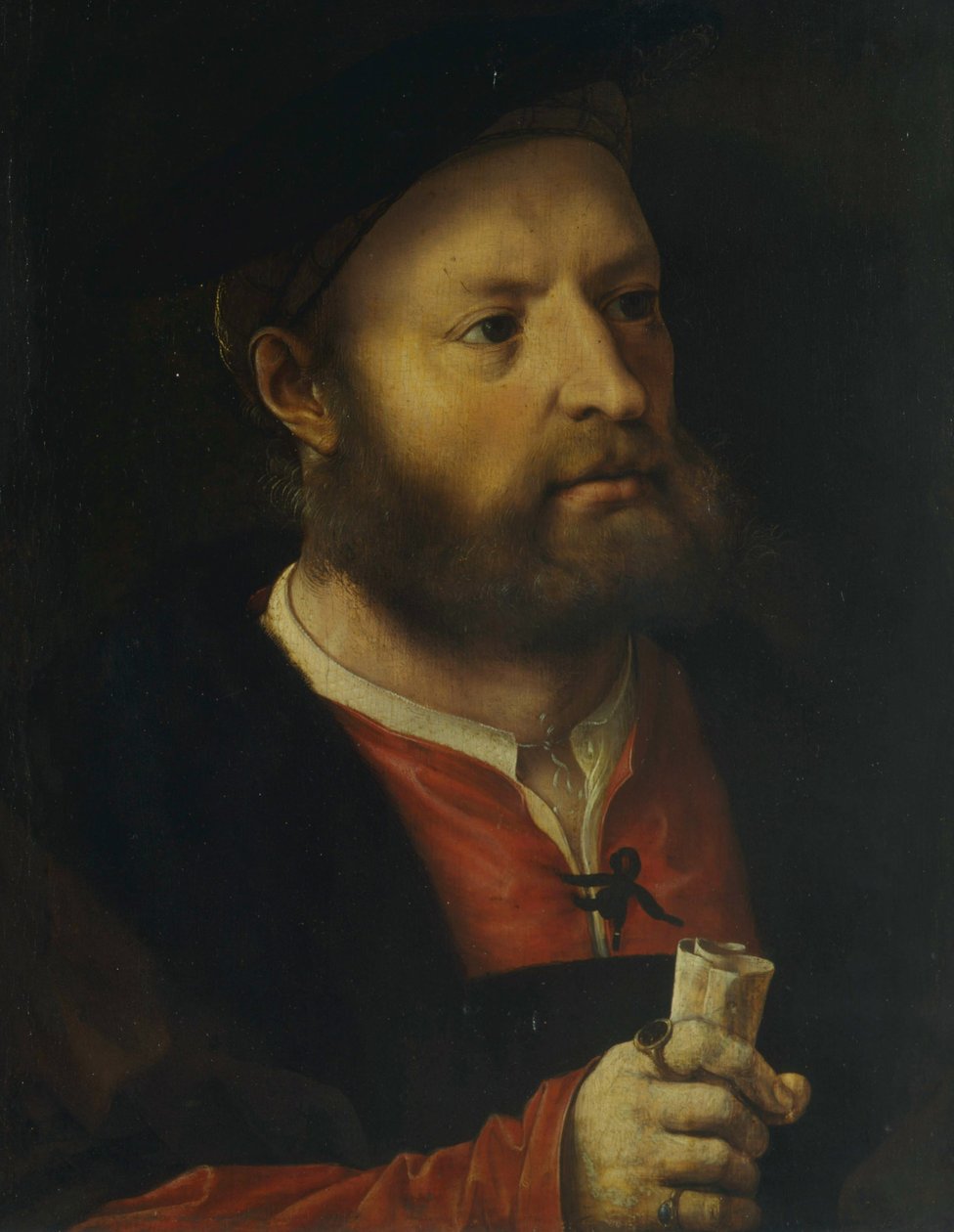Portræt af en mand af Jan Gossaert