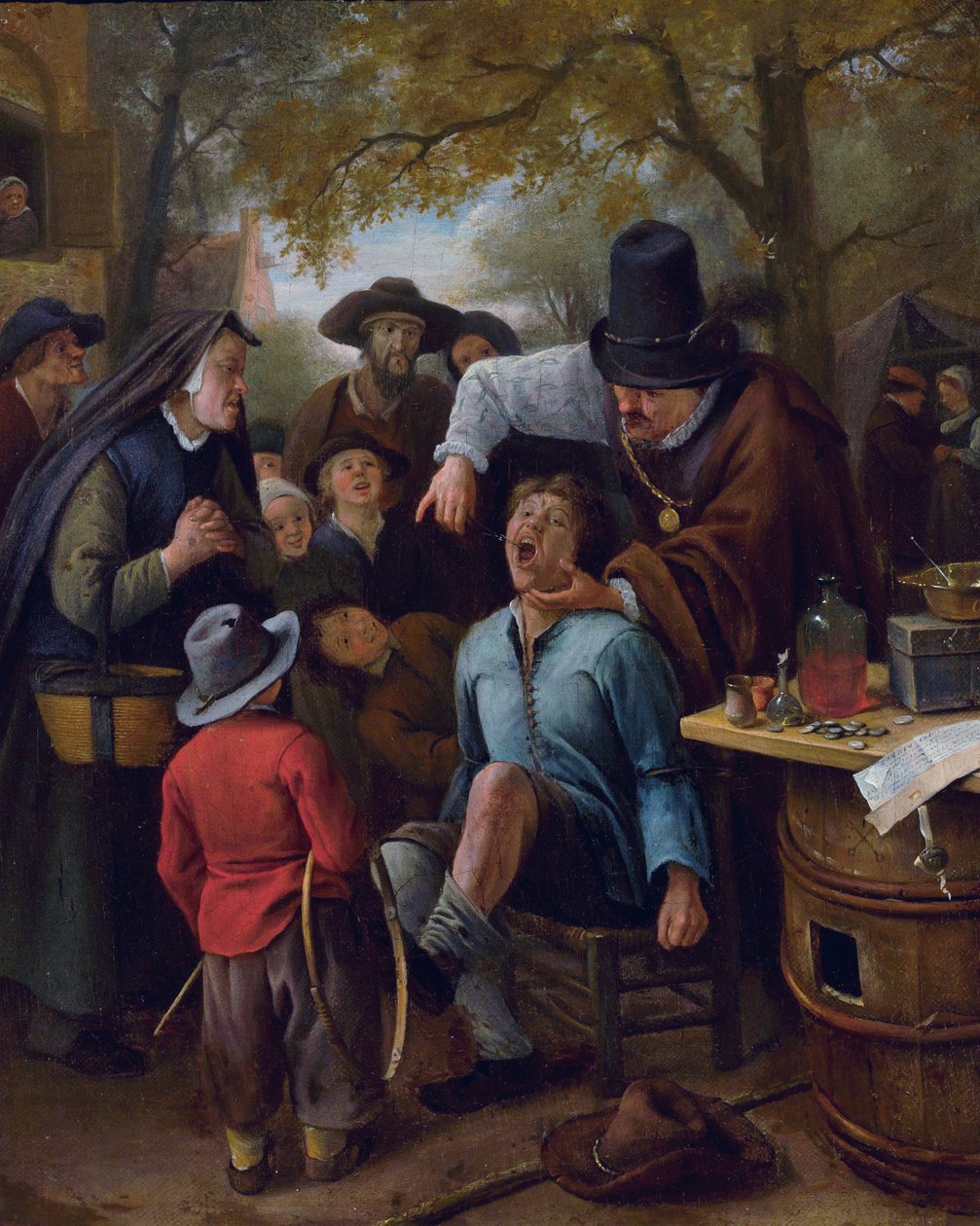 En tandtrækker af Jan Havickszoon Steen