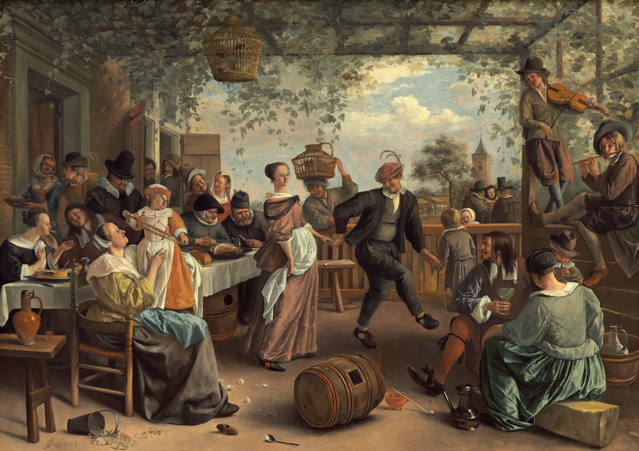 Danseparret af Jan Havickszoon Steen
