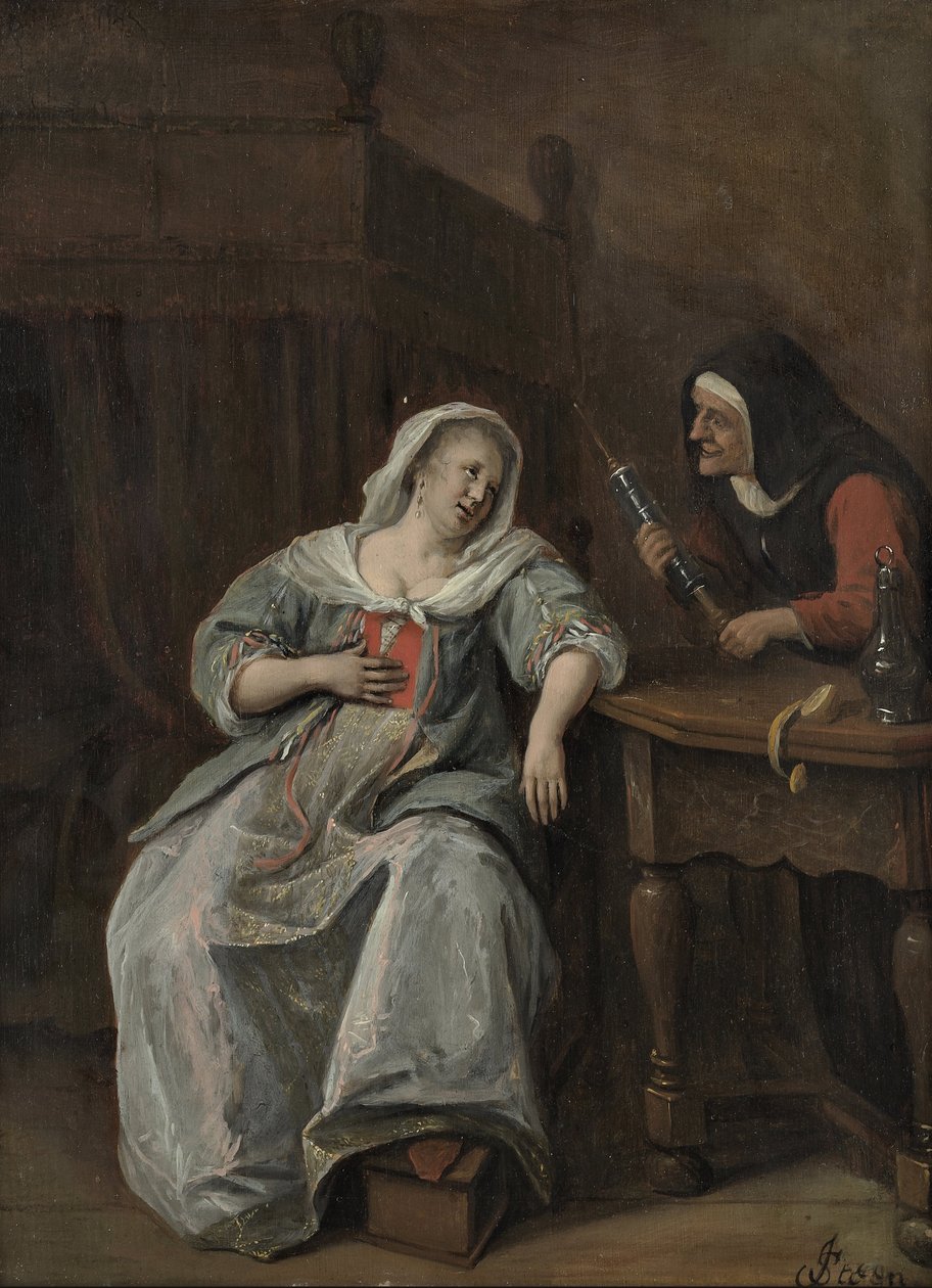 Den syge kvinde af Jan Havickszoon Steen