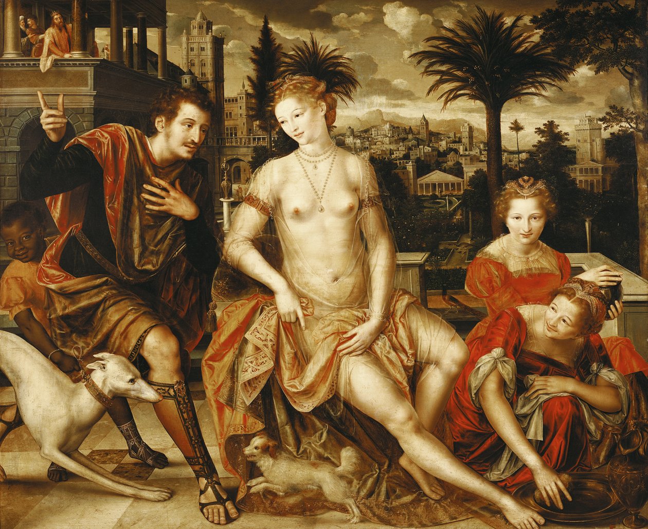 David og Batseba, 1562 af Jan Massys or Metsys