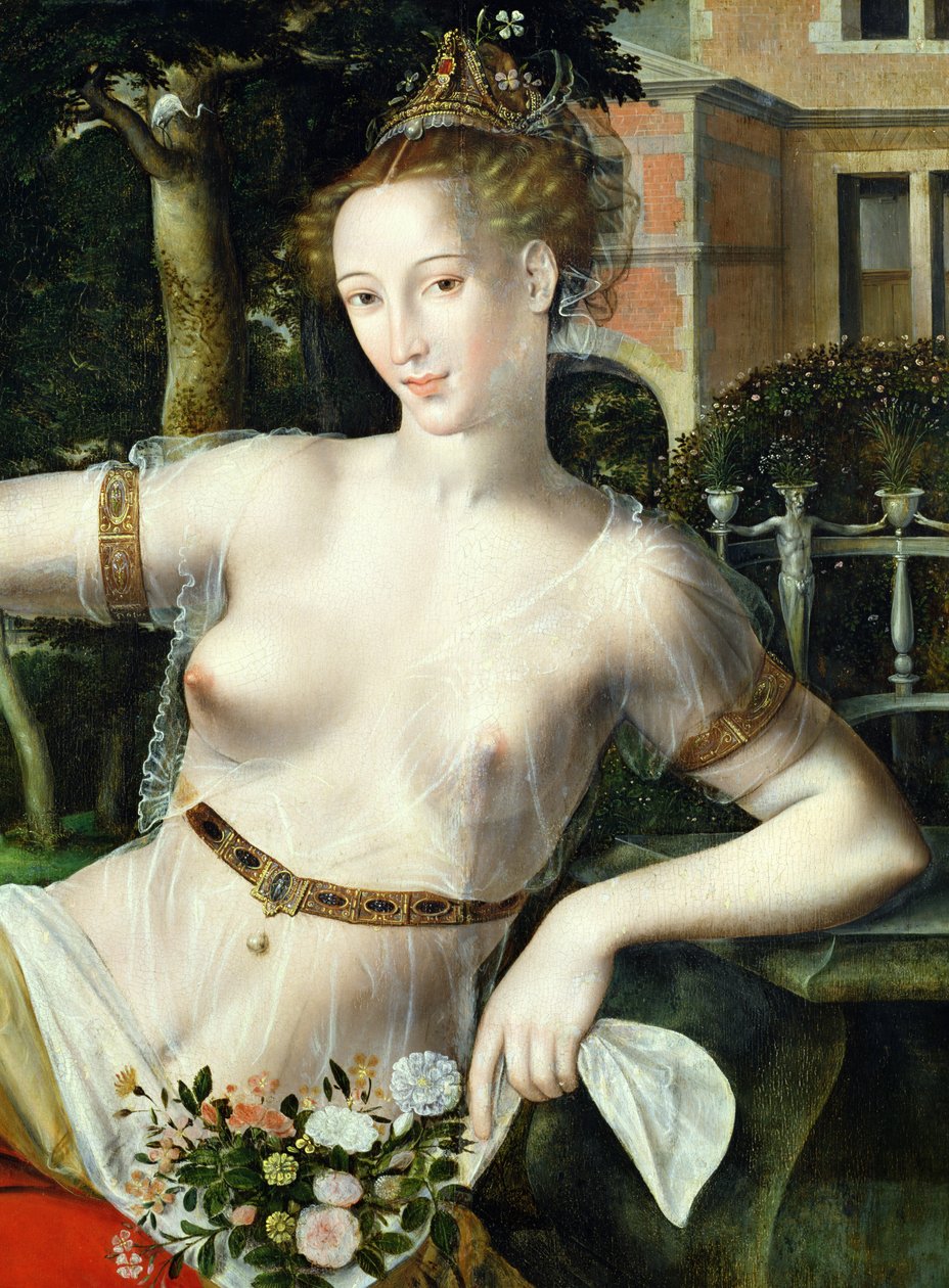 Detalje af Flora, 1559 (se også 149205) af Jan Massys or Metsys
