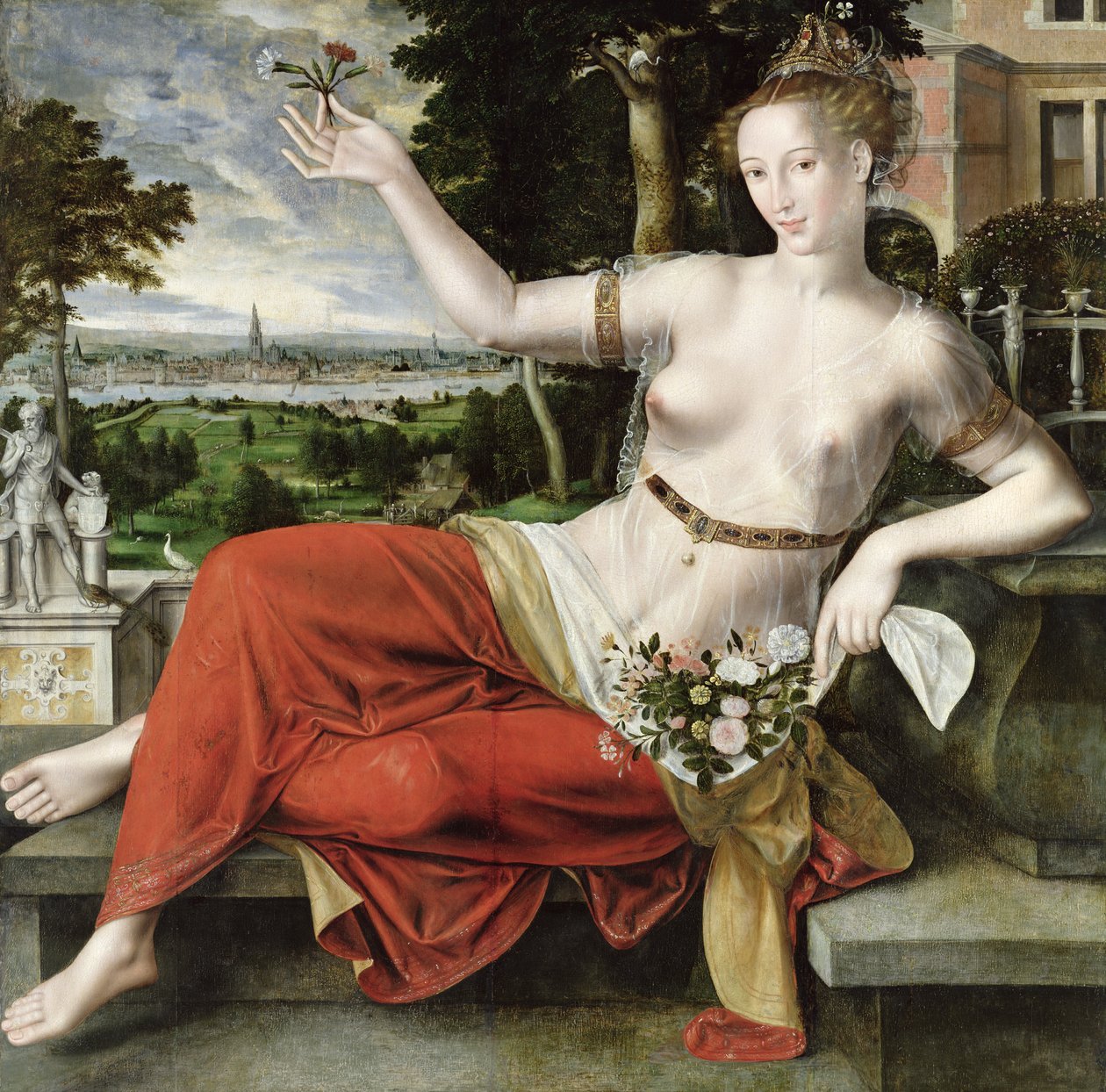 Flora, 1559 (se også 149206) af Jan Massys or Metsys