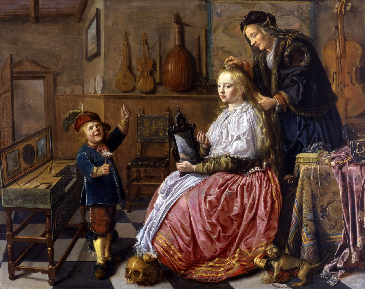 Allegory of Vanity af Jan Miense Molenaer