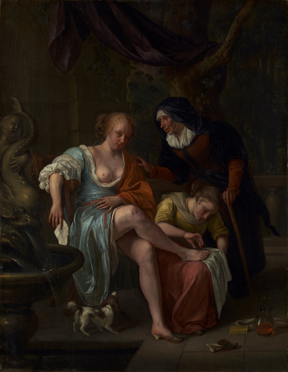Bathsheba efter badet af Jan Havickszoon Steen