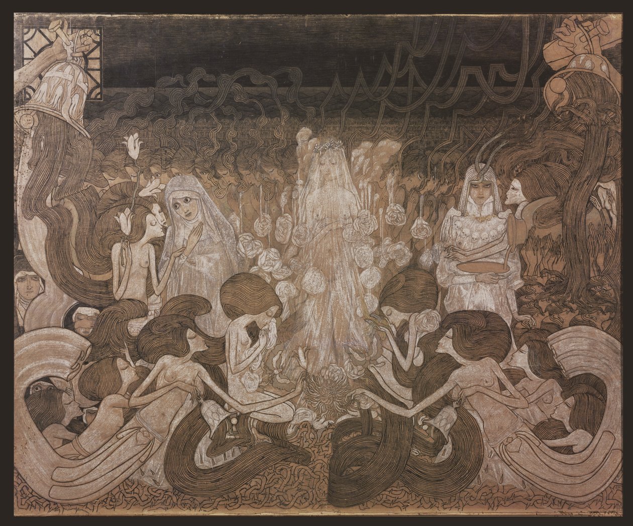 De tre forlovede af Jan Toorop