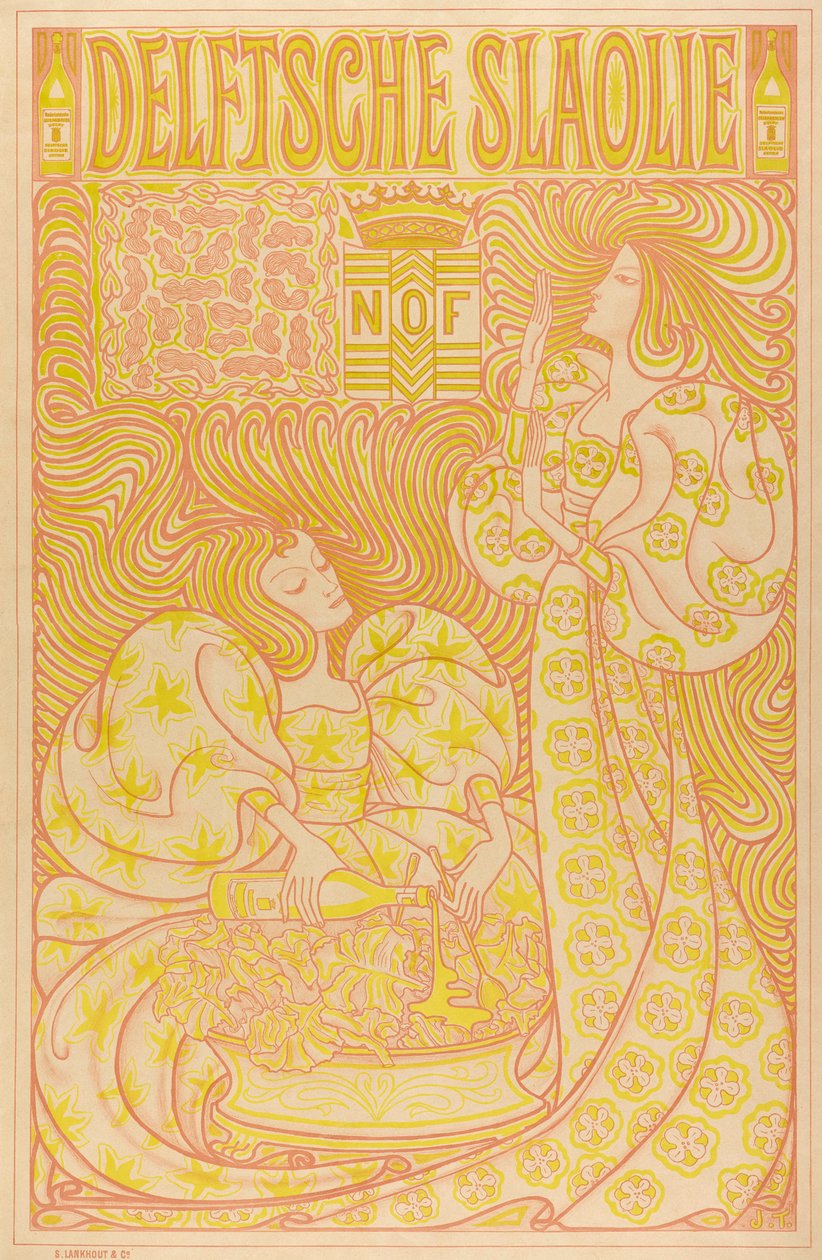 Jan Toorop, Delft salatolie, 1895 af Jan Toorop