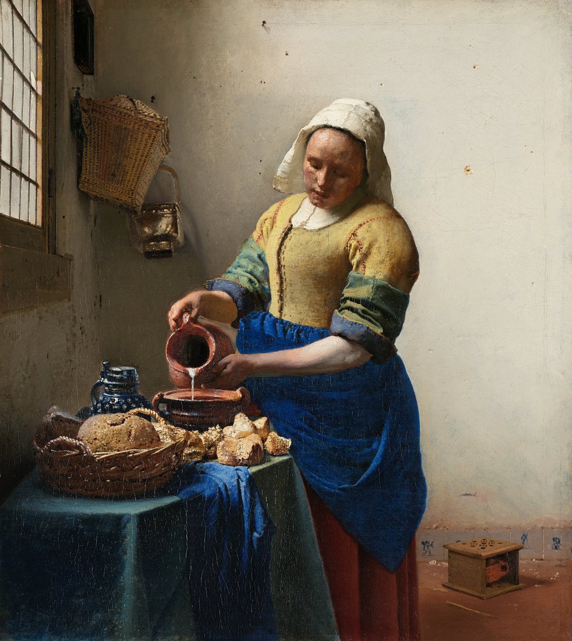 Mælkepigen af Jan Vermeer van Delft