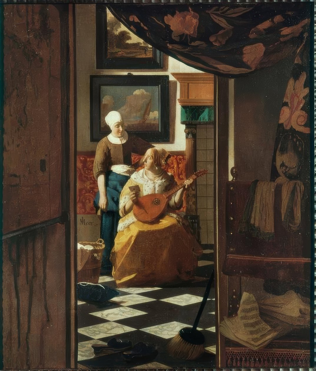 Kærlighedsbrevet af Jan Vermeer van Delft