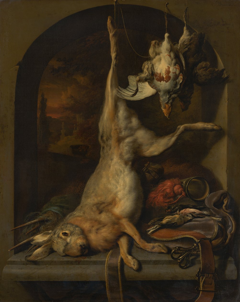 død hare af Jan Baptist Weenix