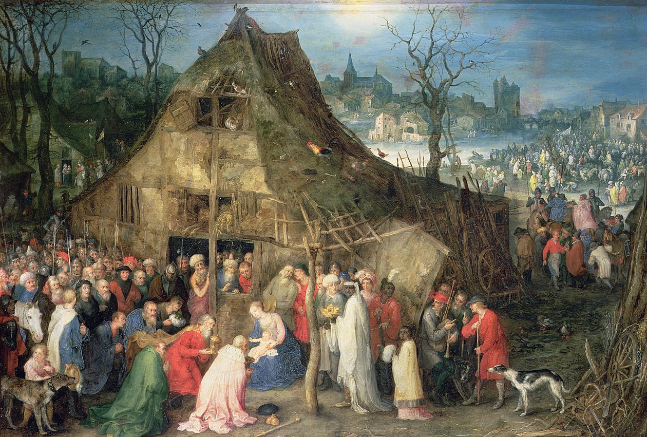 Tilbedelse af Magi, 1598 af Jan the Elder Brueghel