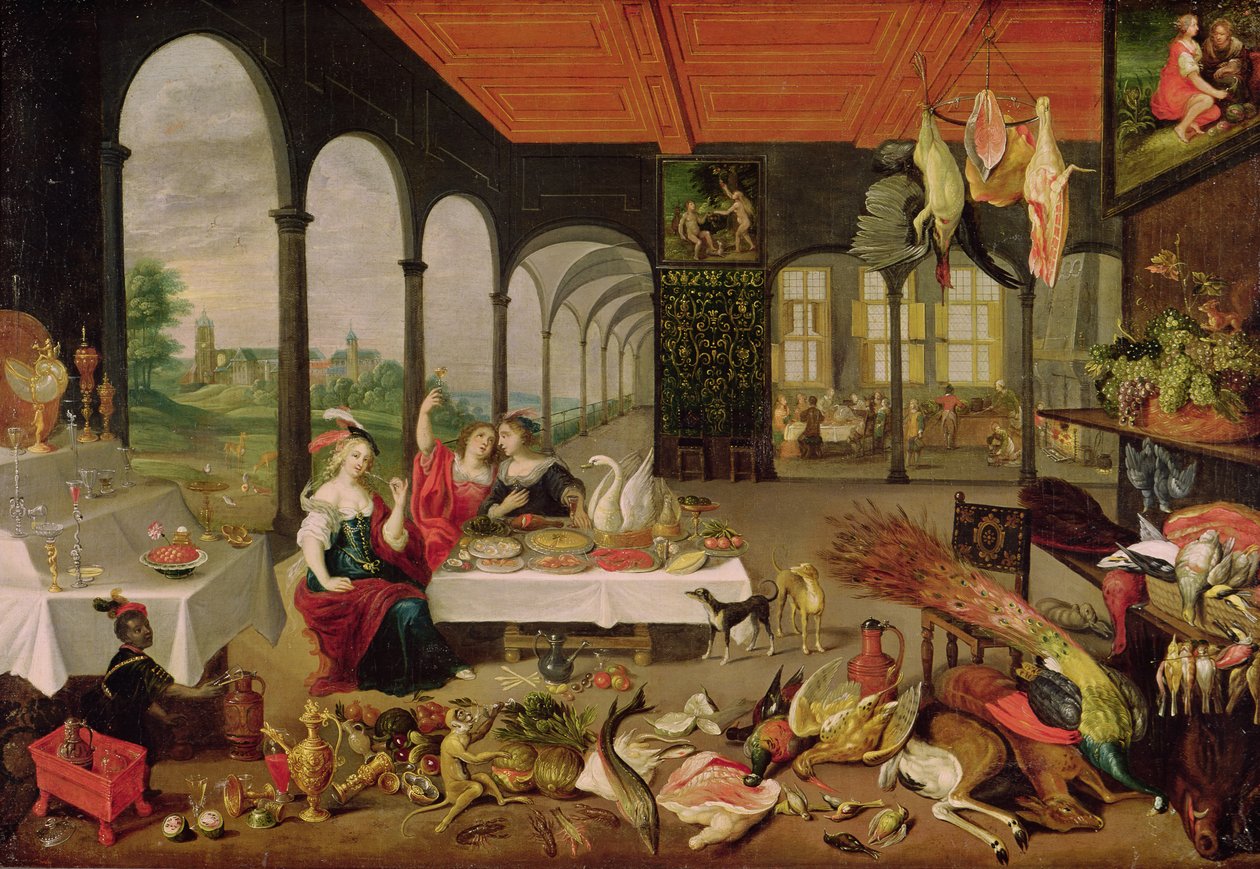 Allegori om smag af Jan the Elder Brueghel