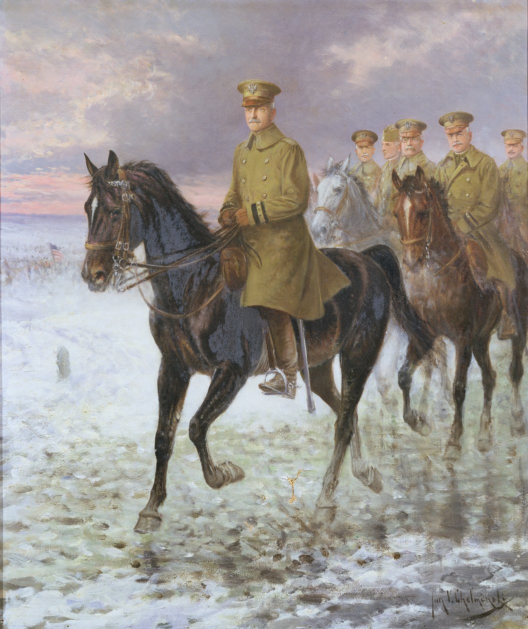 General John J. Pershing (1860-1948) af Jan van Chelminski