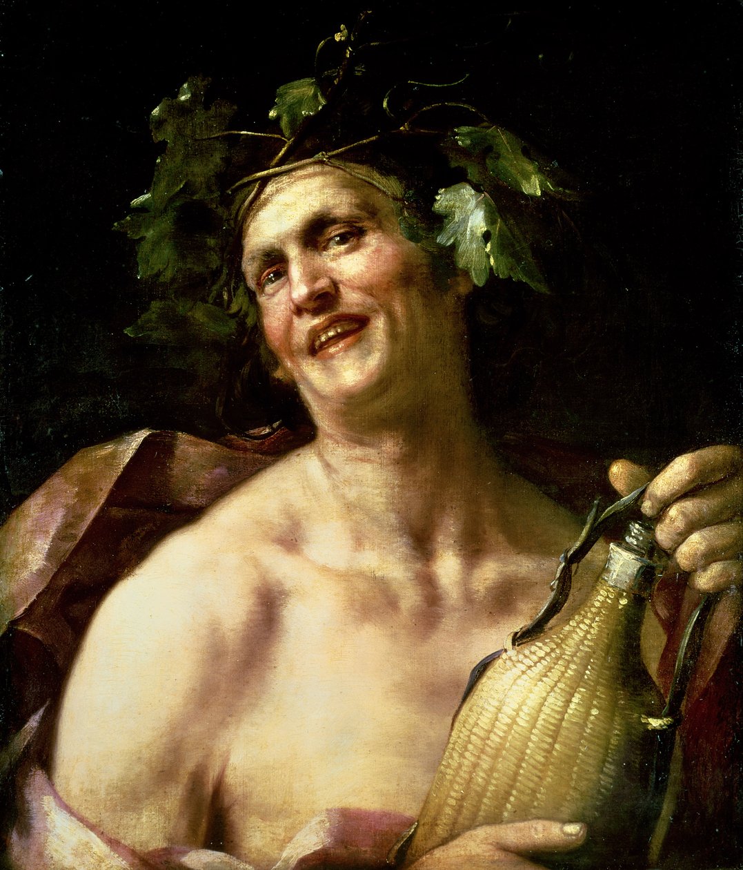 Selvportræt som Bacchus af Jan van Dalen