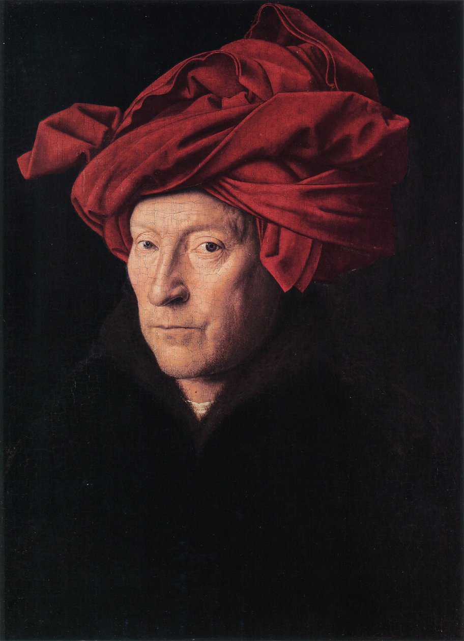 Portræt af en mand af Jan van Eyck
