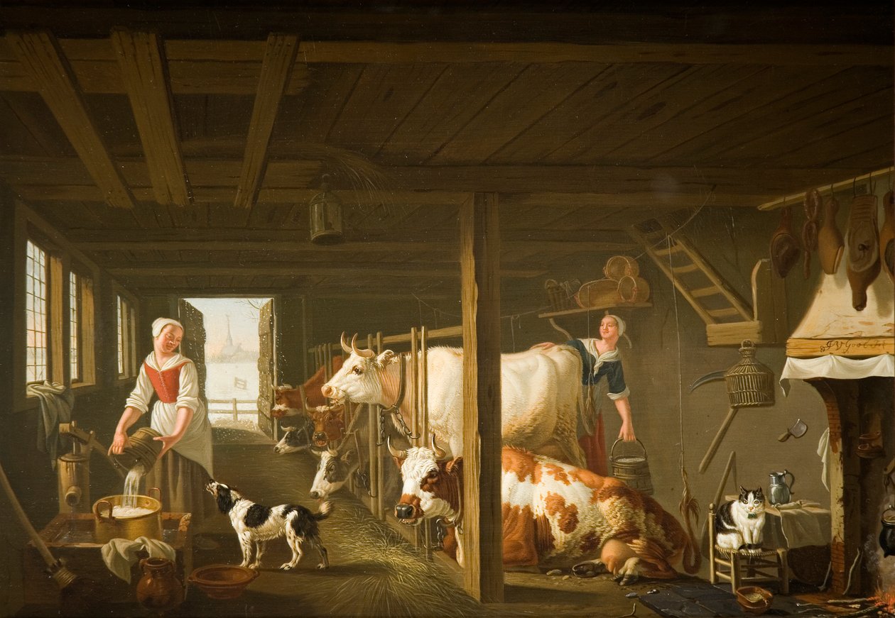 Malkning om vinteren af Jan van Gool
