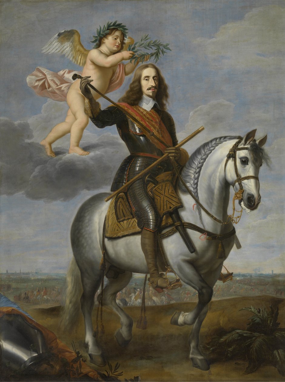 Rytterportræt af ærkehertug Leopold Wilhelm (1614-1662) af Jan van den Hoecke