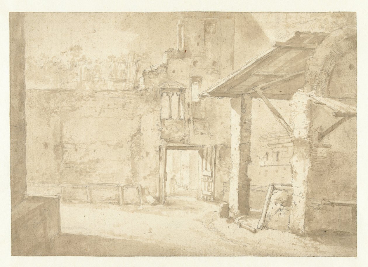 Steder at besøge i Italien af Jan Asselijn (rejected attribution)