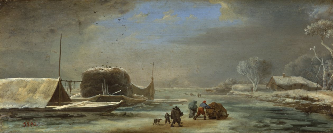 Vinterscene af Jan Asselyn